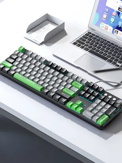 Игровая клавиатура, механическая клавиатура, RGB-подсветка, проводная клавиатура, F2088OC