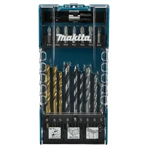 Набор сверл и насадок, 17 пр. MAKITA D-74887