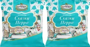 Конфеты Фабрика имени Крупской Сказки Перро, комплект: 2 упаковки по 200 г