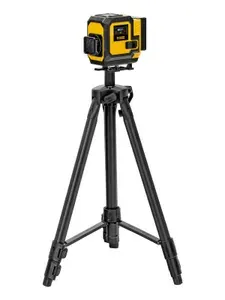 Лазерный уровень DENZEL DLV-360-3T, 30 м, зеленый луч, 2.4 Ач, штатив, мультипризменный, 350805