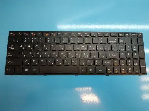 Клавиатура 25213242 25213302 25-213302 25-213242 9Z.NSRSQ.G0R AEBM5700020 CSBG-RU MP-13C9 MP-13C93SU-686 NSK-BFGS0 TIGER-RU для ноутбука Lenovo IdeaPad B5400 M5400 черная, рамка черная