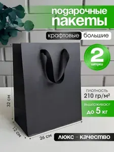 OMG Gift Пакет подарочный вертикальный 26х32х12см см 2 шт