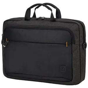 Сумка BRAUBERG PRAGMATIC с отделением для ноутбука 15-16, серо-черная, 30х42х8 см (270827-4027)