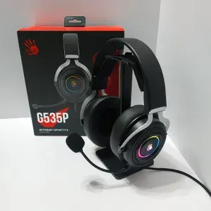 Игровые наушники A4Tech Bloody G535p jack 3.5mm с подсветкой. Товар уцененный