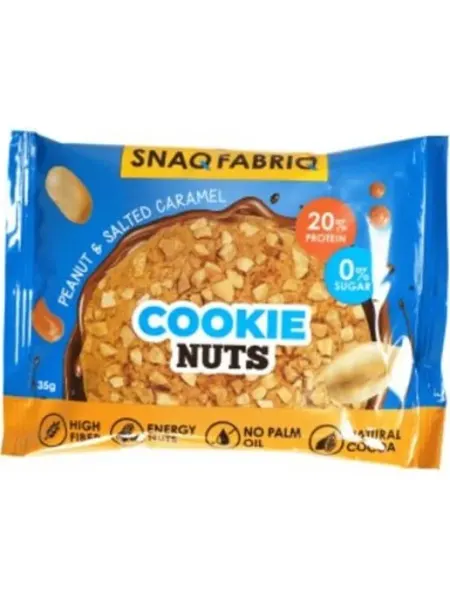 SNAQ FABRIQ Протеиновое печенье Арахисовый десерт с солёной
