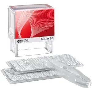 Штамп самонаборный автоматический пластиковый 5 строк PRINTER 30-SET* Standart С ПЕРСОНАЛИЗАЦИЕЙ