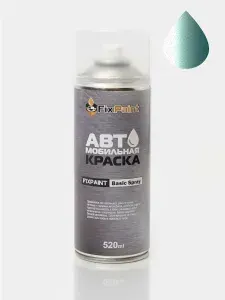 Краска OPEL, код 30X, PEPPERMINT GREEN, автомобильная эмаль FixPaint Spray в аэрозольном баллончике 520 мл