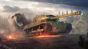 Постер World of Tanks / МИР ТАНКОВ / WoT Постер для интерьера - 80 x 43 см.