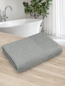 Махровое полотенце Райт серое 50x80