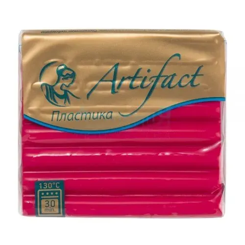 Полимерная глина, запекаемая пластика Artifact Шифон 5116 цвет гранатовый 50 гр.