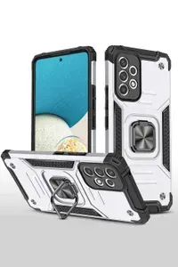 Чехол противоударный armor на Samsung A33 5G / Самсунг А33 5G (Серебристый)
