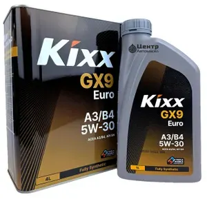 Kixx GX9 Euro A3/B4 (ранее G1 A3/B4) 5W-30 Масло моторное, Синтетическое, 5 л