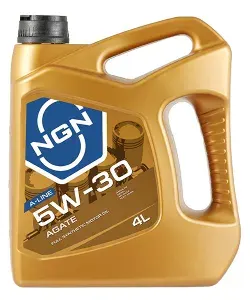 NGN AGATE 5W-30 Масло моторное, Синтетическое, 4 л