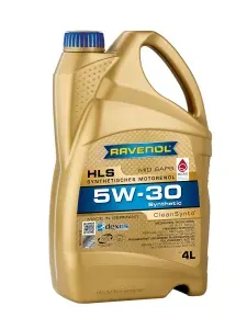 RAVENOL Hls Sae 5W-30 Масло моторное, Синтетическое, 4 л