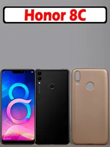 Чехол накладка для Huawei Honor 8C Золотой,силикон