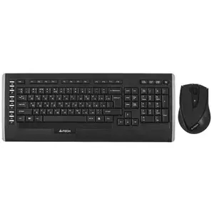 Комплект (клавиатура + мышь) A4Tech 9300F беспроводной