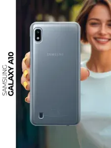 Силиконовый чехол на Samsung Galaxy A10 прозрачный