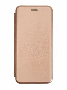 Чехол-книжка с магнитом для Samsung A21S розовое золото