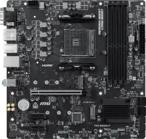 Материнская плата MSI PRO B550M-P, Socket AM4, AMD B550, mATX, Ret