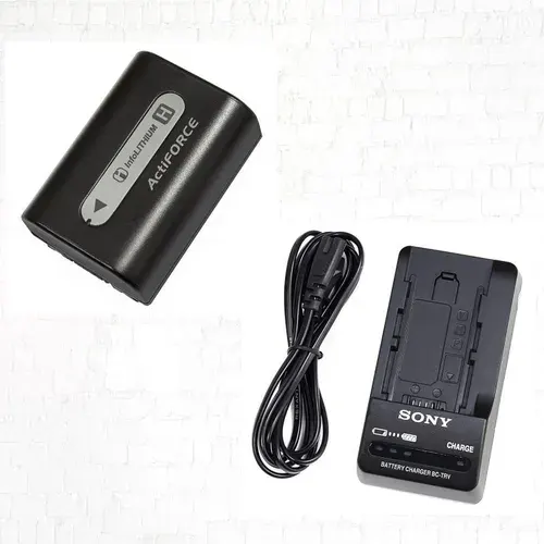 Аккумулятор SONY NP-FH50 + Зарядное устройство SONY BC-TRV