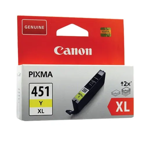 Canon Картридж для струйного принтера CLI-451Y XL жёлтый оригинальный