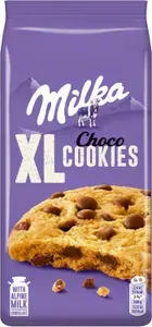 Печенье Милка с кусочками молочного шоколада из альпийского молока / Milka Choco Cookies XL, 184 гр
