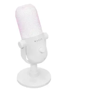 Игровой микрофон для компьютера Razer Seiren V3 Chroma белый (RZ19-05060200-R3M1)