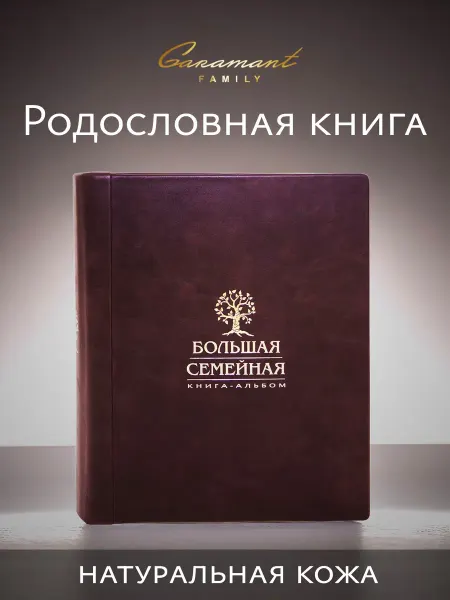 Garamant Family Большая родословная книга подарок из кожи