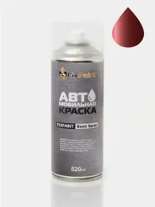 Краска NISSAN QASHQAI ROGUE SPORT (J11), код NBL, SCARLET EMBER ROGUE SPORT, автомобильная эмаль FixPaint Spray в аэрозольном баллончике 520 мл
