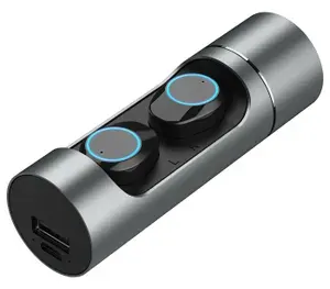 JETACCESS Наушники беспроводные с микрофоном, USB, microUSB, серый