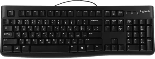 Клавиатура проводная компьютерная K120 черный USB