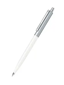 Ручка шариковая Senator Point Metal White, синие чернила