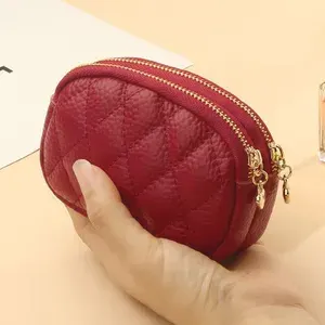 Кошелек женский с двумя отделениями и цепочкой для ключей