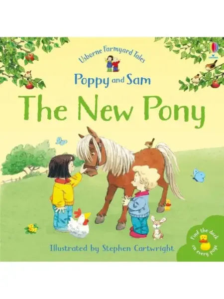 Usborne Farmyard Tales The New Pony лошадка пони детская книга