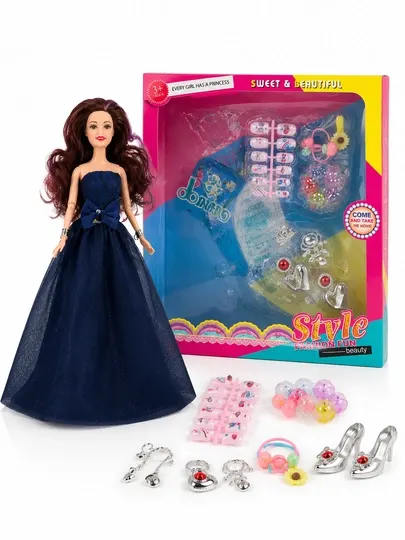 Кукла Style Fashion Fun с платьем и аксессуарами, игровой набор