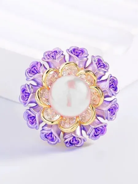 Fashion Jewelry Брошь бижутерия Букет роз
