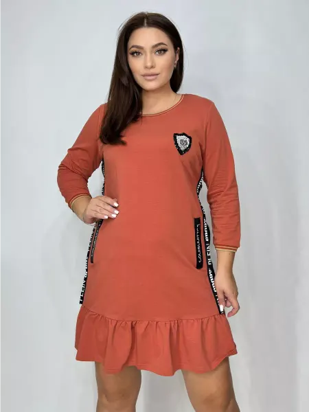 Fashion lady Платье трикотажное стильное