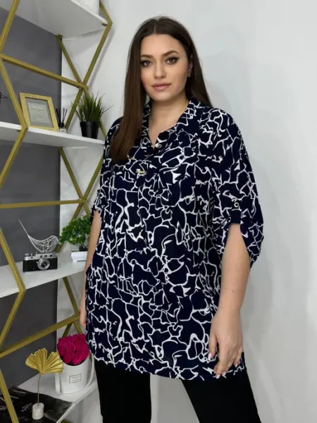 LUXURY FASHION Блузка стильная больших размеров