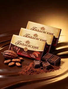 Шоколад Бабаевский "Горький", темный шоколад, 3 шт.