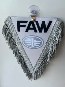 Автомобильный треугольный вымпел "FAW"