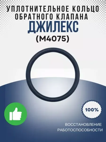 Уплотнительное кольцо обратного клапана насоса 3D (М4075) Джилекс