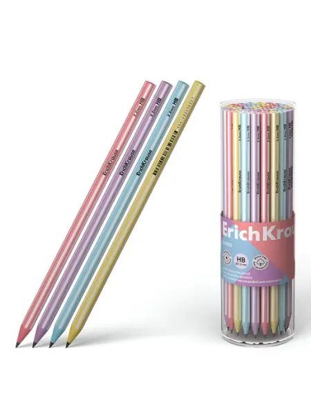 Чернографитный карандаш пластиковый Blend, HB, 42 шт ErichKrause