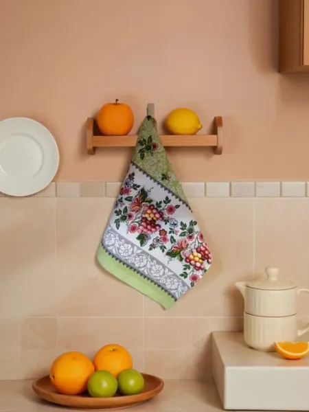 Полотенце кухонное из рогожки