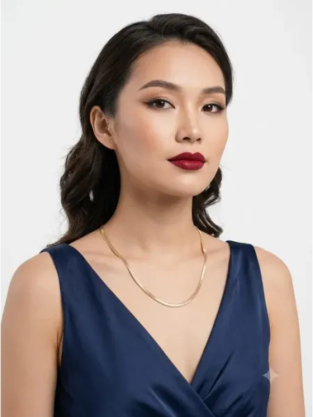 Цепочка из медицинской стали 55 см DIAMOND COLLECTION