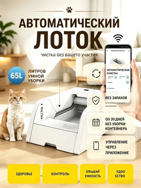 Лоток автоматический для собак и кошек