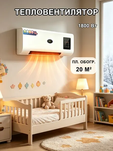 Керамический тепловентилятор, настенный кондиционер воздуха