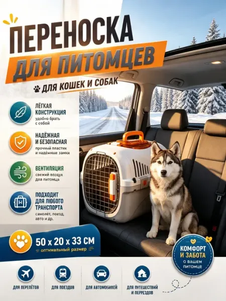 Переноска для собак до 25 кг