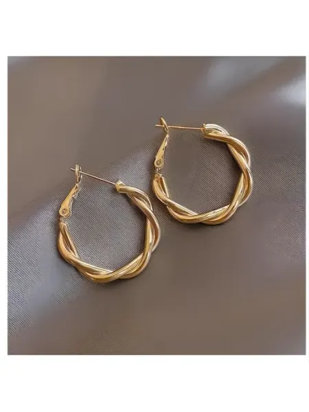 Серьги Fashion Jewelry бижутерный сплав, без вставок