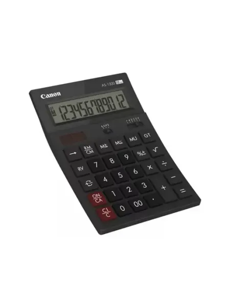 Калькулятор AS-1200 настольный офисный 12 разрядов CANON