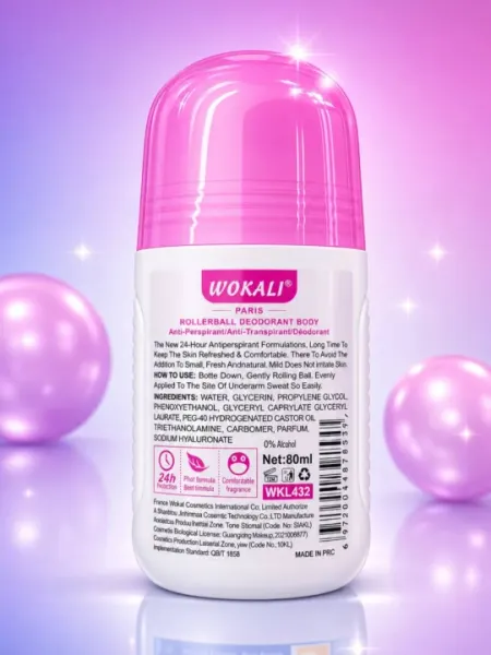 Wokali Fresh Active Rose — премиальная защита на 48 часов - Женские дезодоранты и антиперспиранты